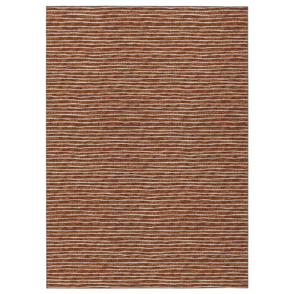 Dalyn Rug Company Laidley 3" x 5" Paprika Indoor/Outdoor Area Rug, , large