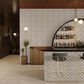 Dal-Tile Mesmerist Whimsy 3" x 3" Arabesque on 11" x 12" Glossy Ceramic Mosaic Sheet, , large