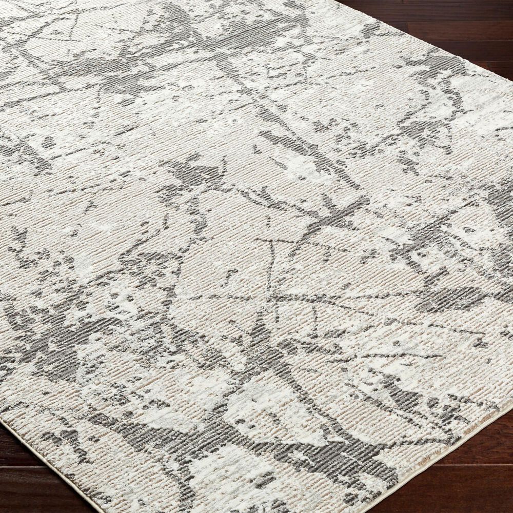 Surya Alder 7&#39;7&quot; x 10&#39; Ivory, Taupe, Tan, Gray, Charcoal and Light Slate Area Rug, , large