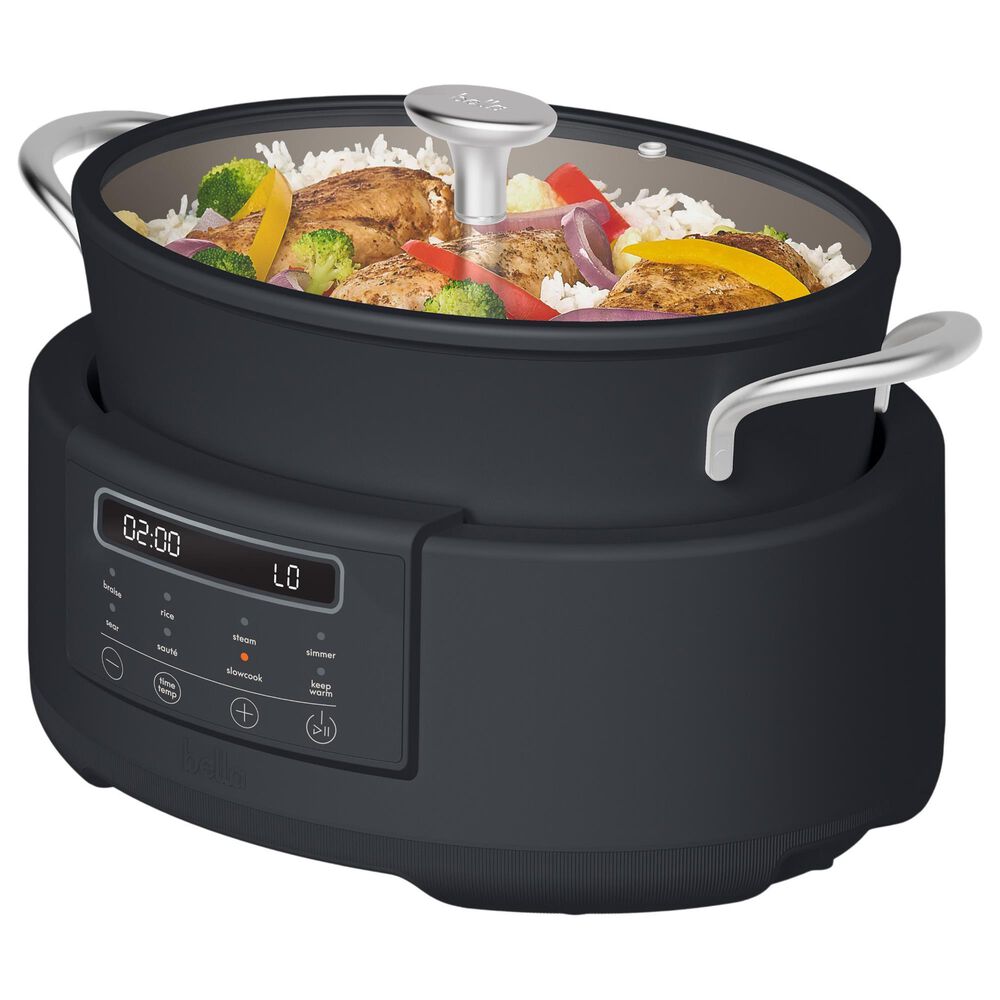Bella 7-Quart 10-In-1 Multi-Cooker in Slate, , large