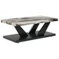 Ashley Cendill 3-Piece Occasional Table Set in Dark Brown, White and Black, , large
