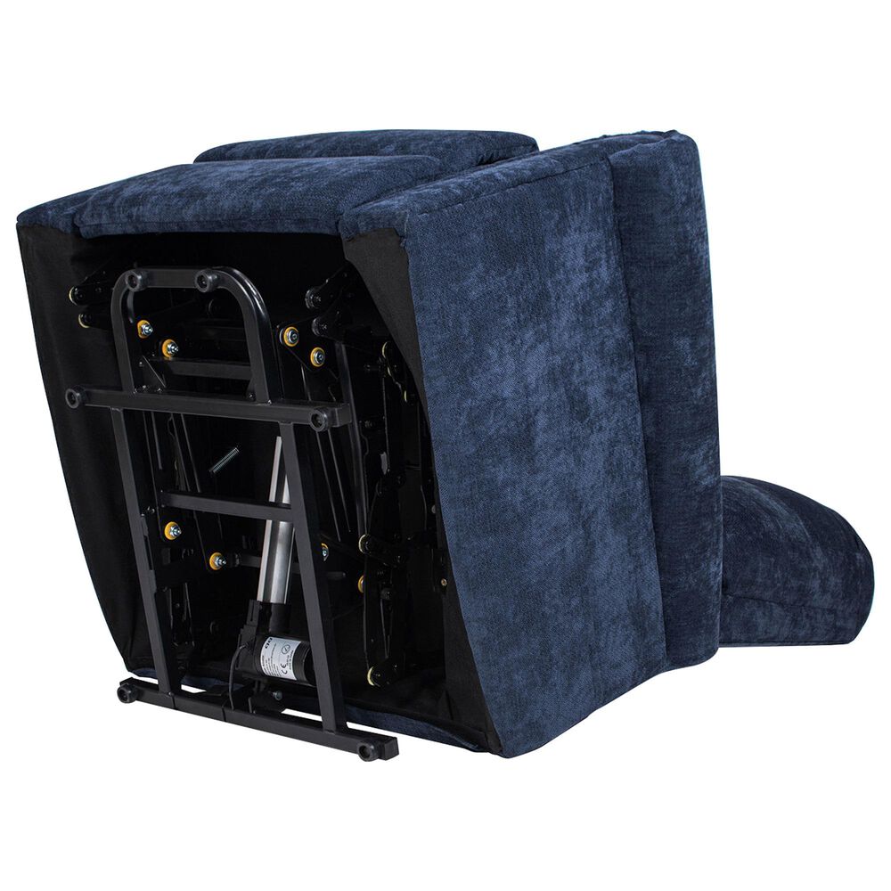 Jennifer Taylor Home Irwin Power Lift Assistance Recliner Chair in Dusk Navy Blue, , large