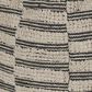 India House 18" x 18" Square Fringe Pouf in Black and Natural, , large