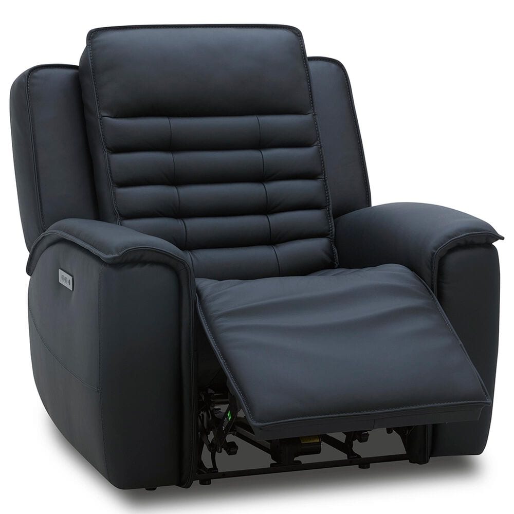 Interlochen High End Power Recliner with Power Headrest in Jet Black, , large