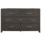 Mayberry Hill Sasha 7 Drawer Dresser and Mirror in Grey, , large