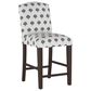 Skyline Furniture Counter Stool in Clara Block Navy, , large