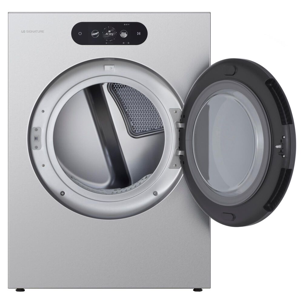 LG 9.0 Cu. Ft. Gas Front Load Dryer in Brushed Platinum Steel, , large
