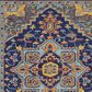 Amer Rugs Boho 2" x 3" Blue and Orange Area Rug, , large