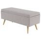 Maple and Jade Modern Storage Bench in Grey, , large