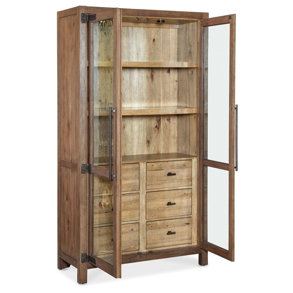 Hooker Furniture Vineyard Row Curio Cabinet in Napa and Sonoma, , large