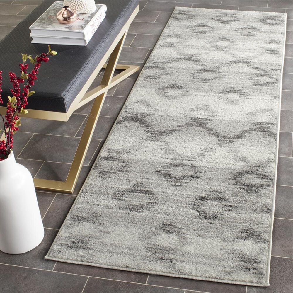 Safavieh Adirondack ADR106P-26 2"6" x 6" Silver/Charcoal Runner, , large