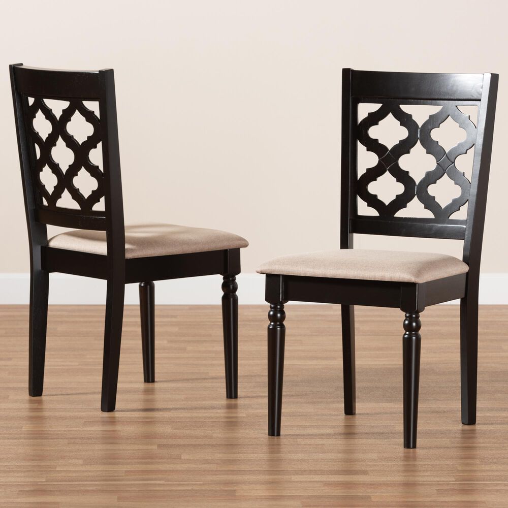 Baxton Studio Ramiro Side Chair in Dark Brown (Set of 2), , large