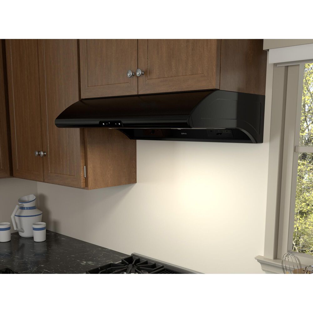 Zephyr Typhoon 36" Under Cabinet Range Hood in Black, , large