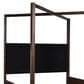 Millenium Dilenno Queen Canopy Panel Bed in Dark Brown with USB Ports, , large