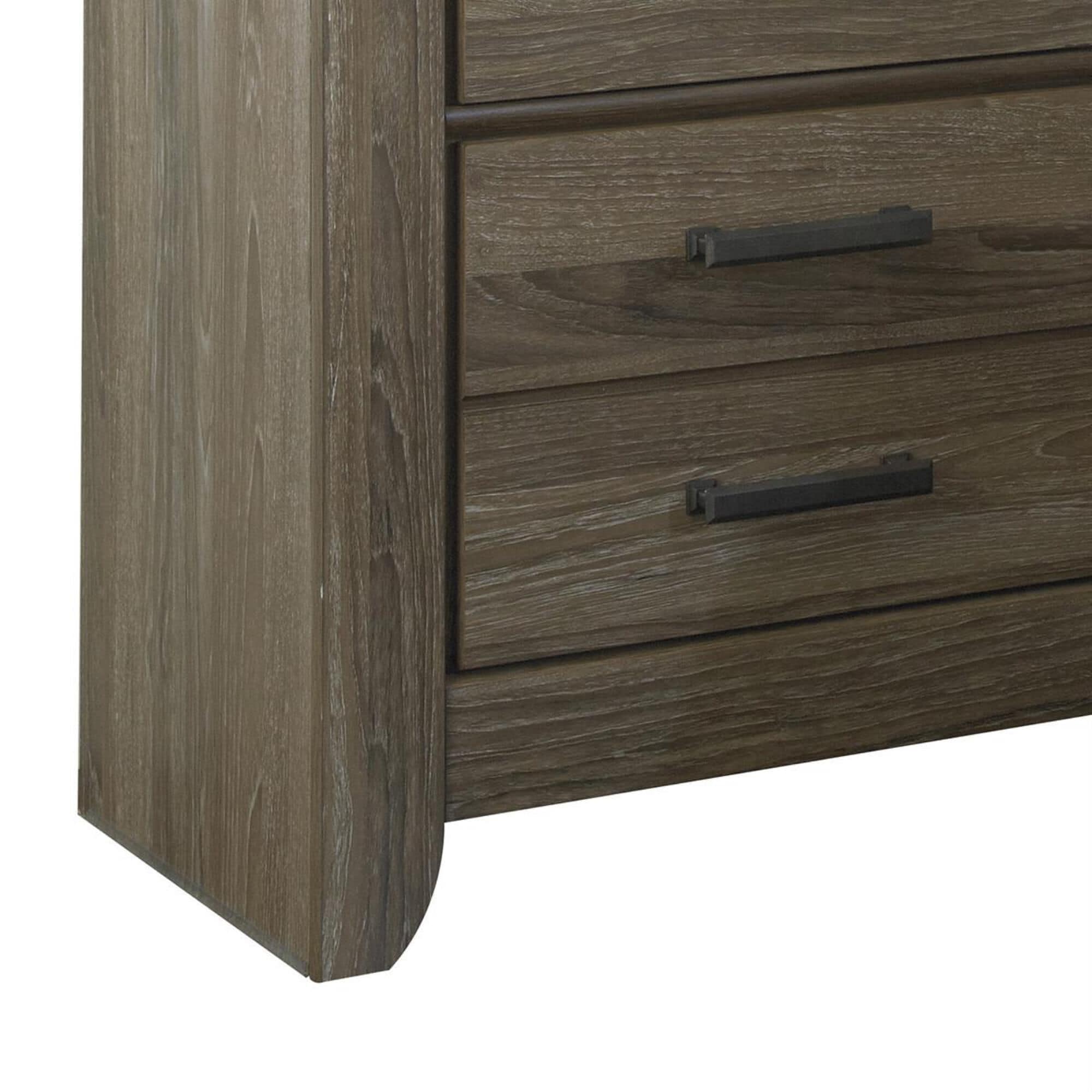Signature Design by Ashley Zelen 4 Piece Queen Bedroom Set in Warm