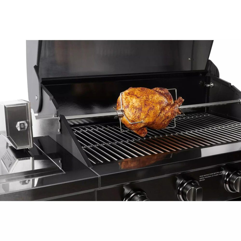 TYTUS 36&quot; Rotisserie Kit with Motor Cooking Accessory in Stainless Steel, , large