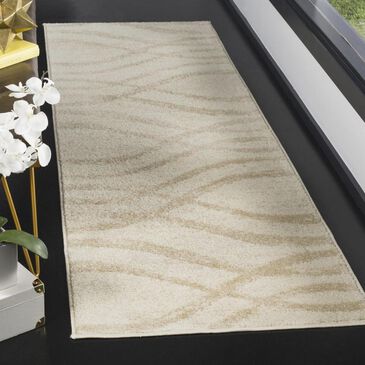 Safavieh Adirondack ADR125W 2"6" x 6" Cream and Champagne Runner, , large