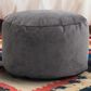 Howard Elliott Pana Short Pouf in Charcoal, , large