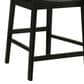 Coaster Redbridge Counter Stool with Grey Cushion in Black, , large