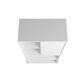 Dayton Bowery 5-Shelf Bookcase in White/Oak, , large