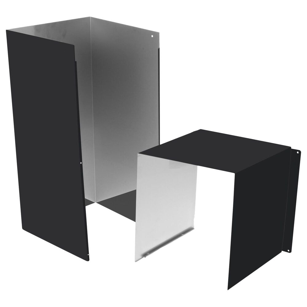 GE Appliances Duct Cover Extension in Matte Black, , large
