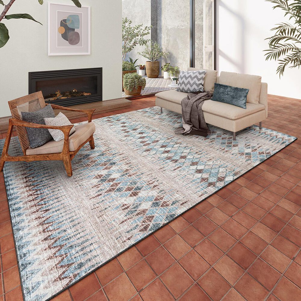 Dalyn Rug Company Winslow 3" x 5" Taupe Indoor/Outdoor Area Rug, , large