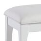 Millenium Chalanna Vanity Stool in Bright White, , large