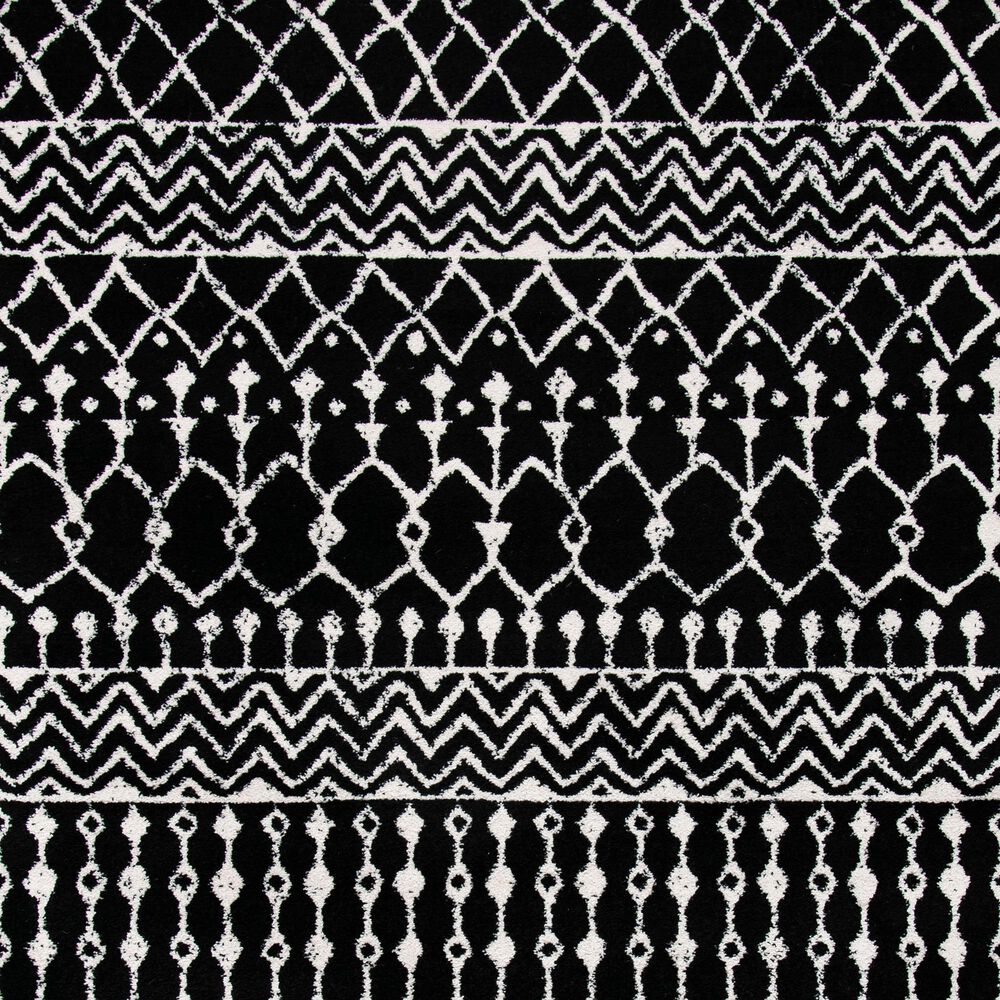 Safavieh Tulum TUL270 4&#39; x 6&#39; Black and Ivory Area Rug, , large