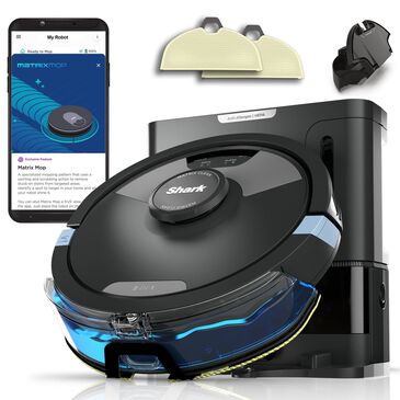 Shark 2-In-1 Robot Vacuum and Mop with XL HEPA Self-Empty Base in Black, , large