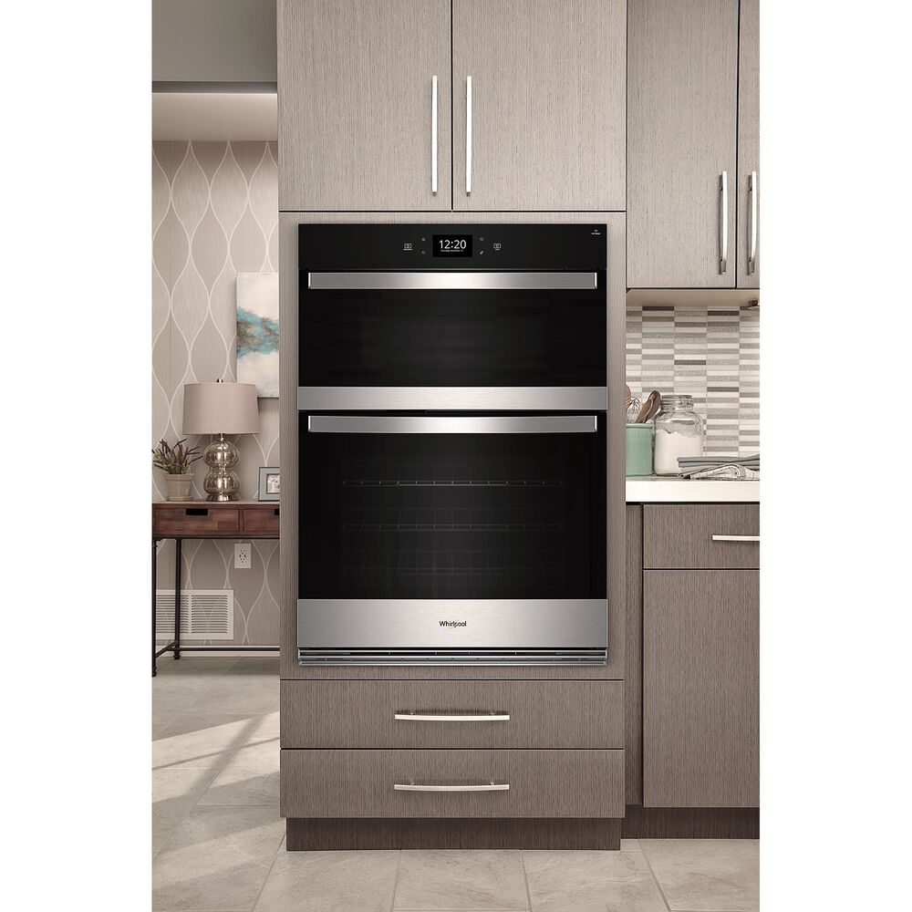 Whirlpool 27&quot; Wall Oven Microwave Combo with Air Fry in Fingerprint Resistant Stainless Steel, , large