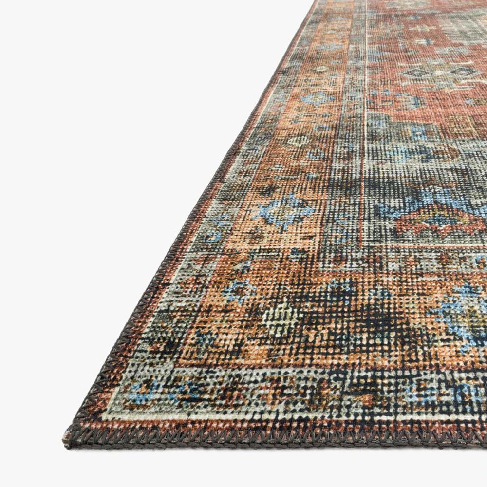 Loloi II Skye SKY-07 3&#39;6&quot; x 5&#39;6&quot; Terracotta and Sky Area Rug, , large
