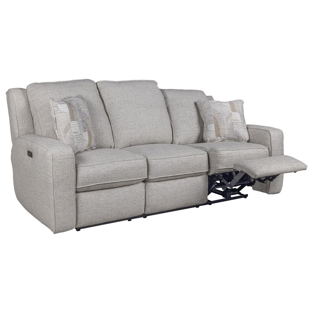 Southern Motion City Limits Power Reclining Sofa with Power Headrest in Mavis Sugar, , large