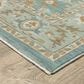Oriental Weavers Maeve MAE02 Blue and Rust 7"10" x 10"10" Area Rug, , large