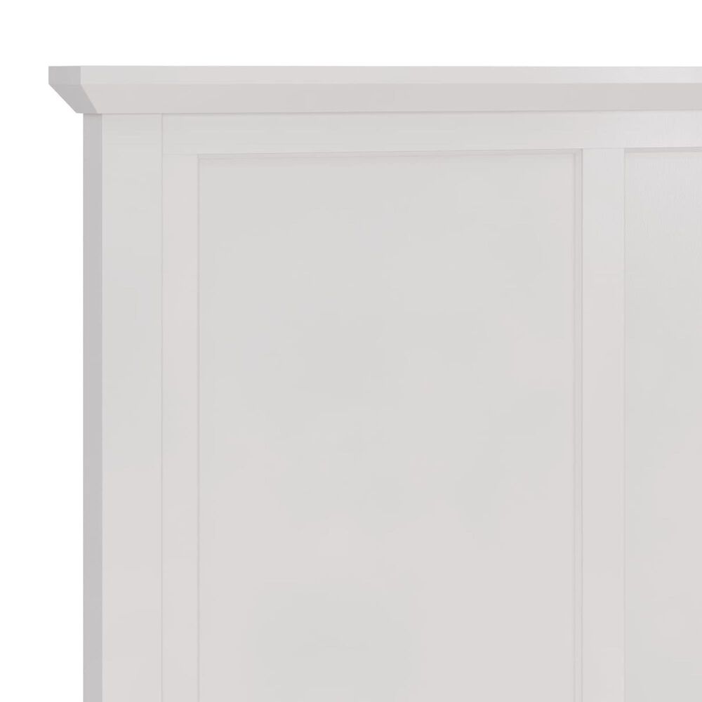 Urban Home Grace Full Three Panel Bed in Snowfall White, , large