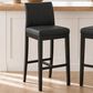 Armen Living Velena 30" Barstool in Black, , large