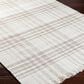 Surya Primrose 12" x 18" Light Grey, Taupe and Khaki Indoor/Outdoor Area Rug, , large