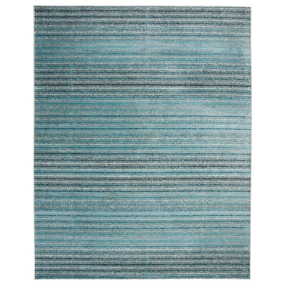 Safavieh Skyler SKY196C 10" x 14" Blue and Grey Area Rug, , large