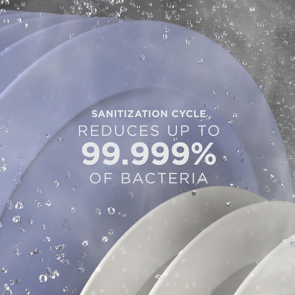 GE Appliances 24" Built-In Bar Handle Dishwasher with 55 dBA in White, , large