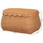 Baxton Studio Ayleen Large Basket with Scalloped Lid in Light Honey, , large
