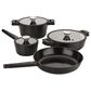 Power A Noir 7-Piece Nonstick Cookware Set in Black, , large