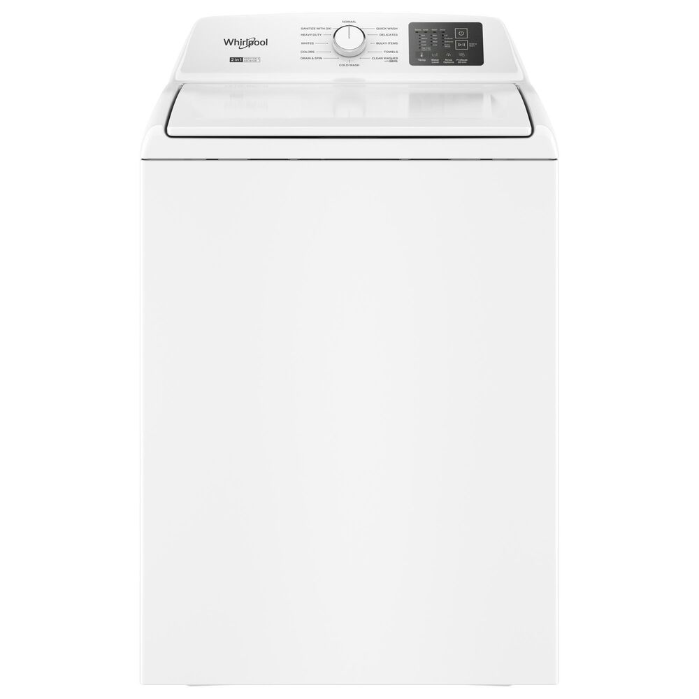 Whirlpool 4.2 - 4.3 Cu. Ft. Top Load Washer with 2-in-1 Removable Agitator in White, , large