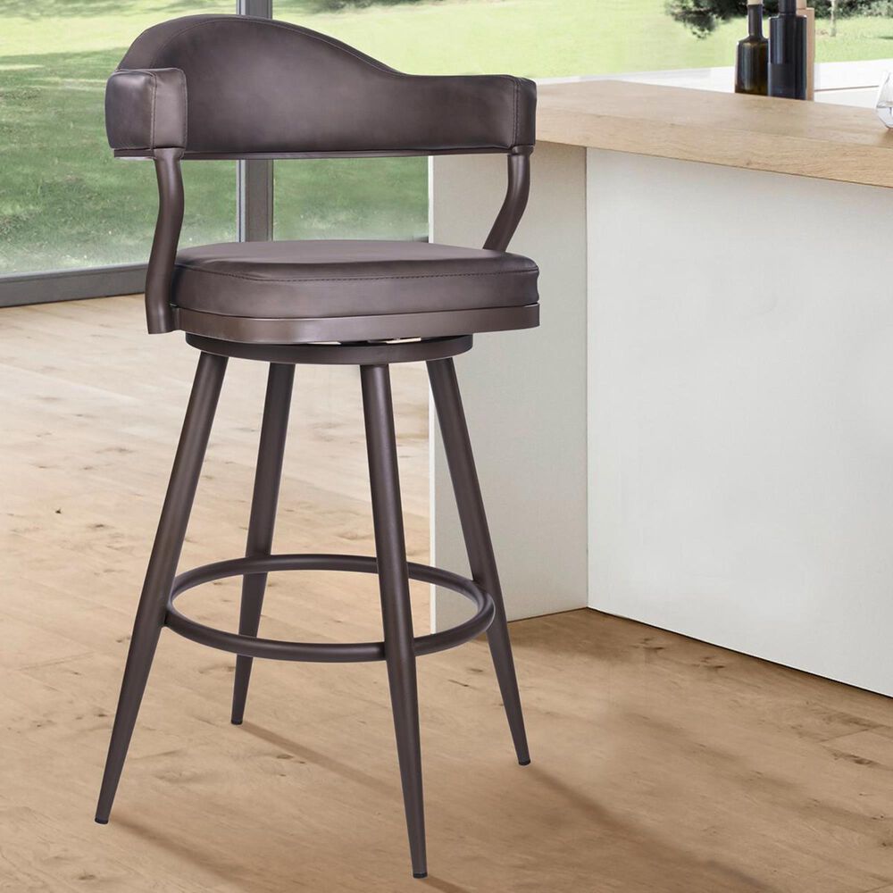 Blue River Justin 30" Bar Stool in Vintage Brown, , large