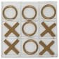 Maple and Jade 10-Piece Tic Tac Toe Home Decor Game Set in Polished Clear and Gold, , large