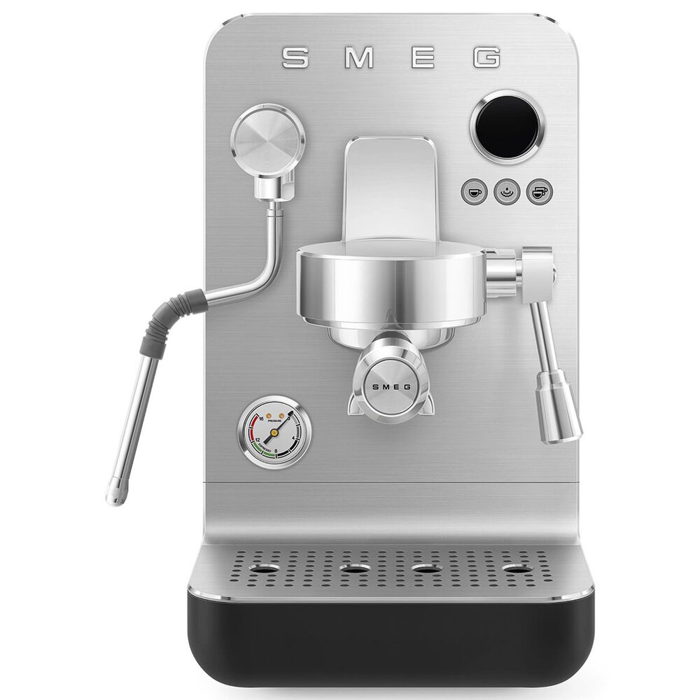 SMEG 57 Oz Espresso Coffee Machine in Black, , large