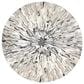 Maple and Jade 16" x 16" Round Plate Wall Decor with Hammered Design in Silver (Set of 9), , large