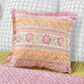 J. Queen New York Shiloh 18" Square Throw Pillow in Pink, , large