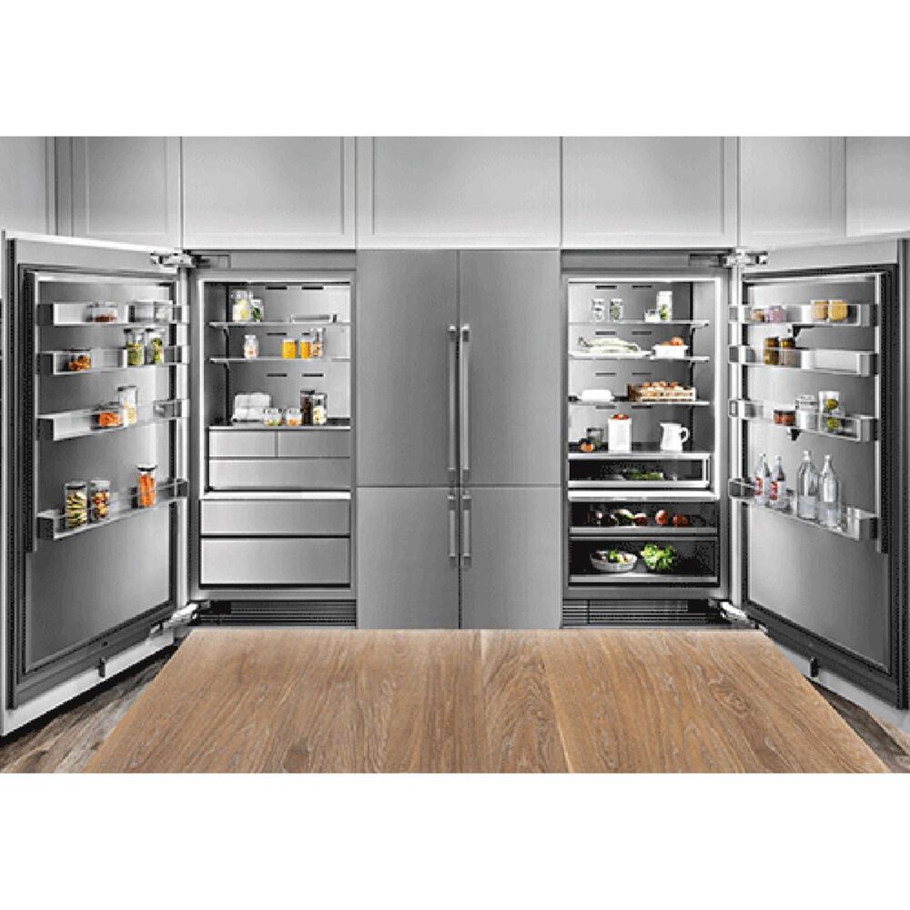 Dacor Heritage 42&quot; Built-In Side-by-Side Refrigerator in Silver Stainless Steel, , large