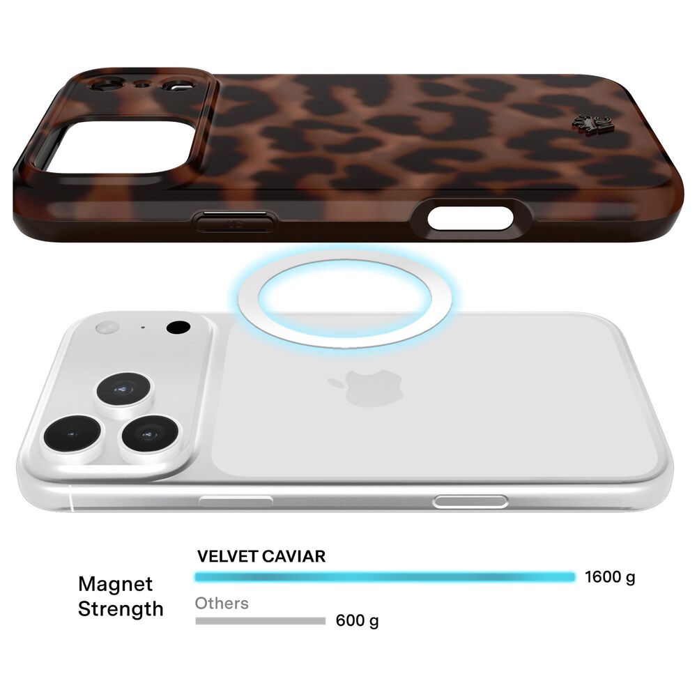 Velvet Caviar MagSafe Case For Apple iPhone 17 Pro Max in It Girl Leopard, , large