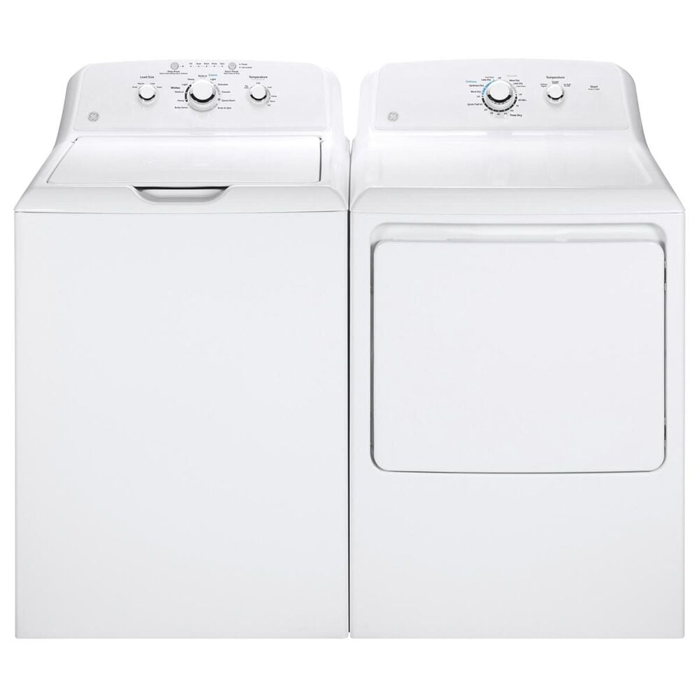 GE Appliances 6.2 Cu. Ft. Gas Dryer in White, , large