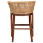 Baxton Studio Papua Counter Stool in Natural Brown and Walnut Brown, , large
